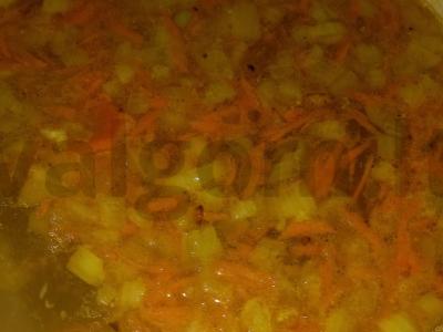 Grietininis sriuba su rūkytais produktais Žingsnis 4