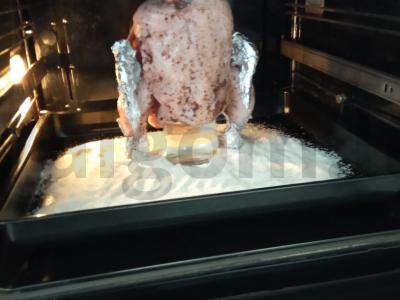 Vištiena kepta ant skardinės Žingsnis 3