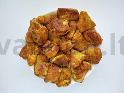 Išskirtinis salotas su vištienos filė ir granatų sėklomis Žingsnis 2