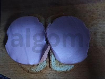 Šiltas sumuštinis su sūriu ir dešra Žingsnis 2