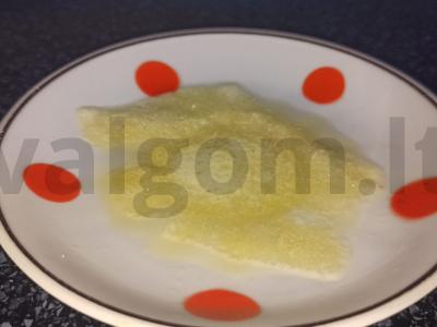 Šiltas sumuštinis su sūriu ir dešra Žingsnis 3