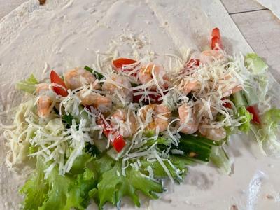 PP šašlykas su krevetėmis Žingsnis 2