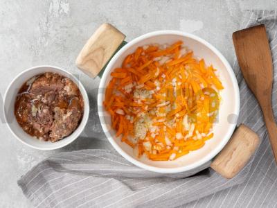 Kukurūzų košė su jautienos troškiniu Žingsnis 1