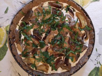 „Rudens pyragas“ su grybais ir žolelėmis Žingsnis 5