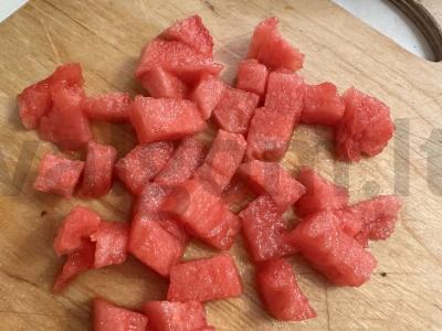 Vaisių salotas „Rugpjūčio kibirkštis“ Žingsnis 2