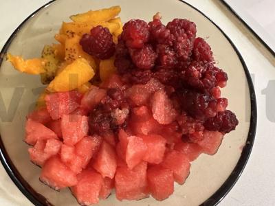 Vaisių salotas „Rugpjūčio kibirkštis“ Žingsnis 3