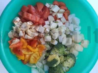 Kailinis triušis, keptas su bulvėmis ir brokoliais Žingsnis 2