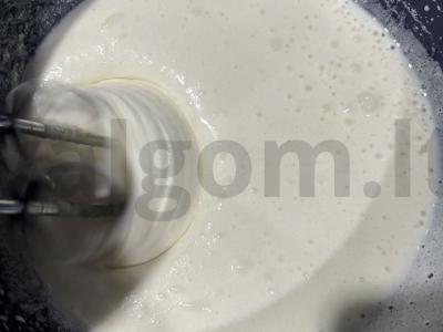 Apelsinų keksas Žingsnis 1