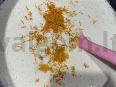 Apelsinų keksas Žingsnis 2