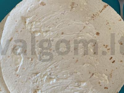 Burrito su jautienos faršu ir rukola Žingsnis 3