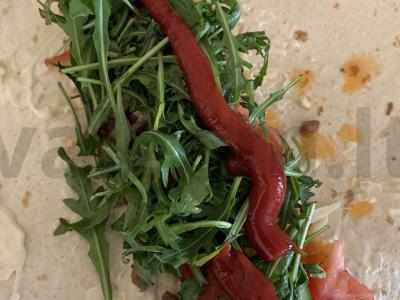 Burrito su jautienos faršu ir rukola Žingsnis 6