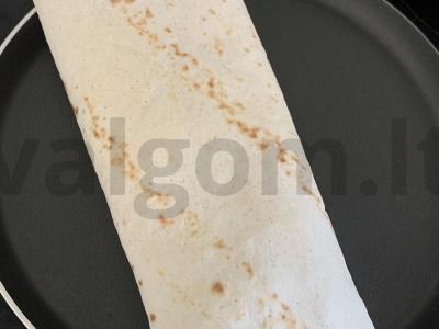 Burrito su jautienos faršu ir rukola Žingsnis 7