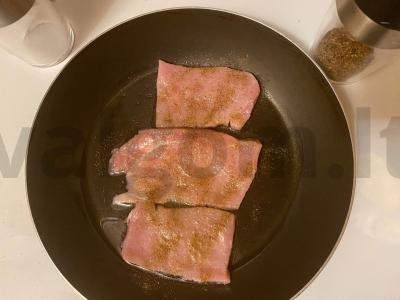 Švelnus salotas „Pelerin“ su kiauliena Žingsnis 2