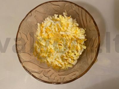 Švelnus salotas „Pelerin“ su kiauliena Žingsnis 4