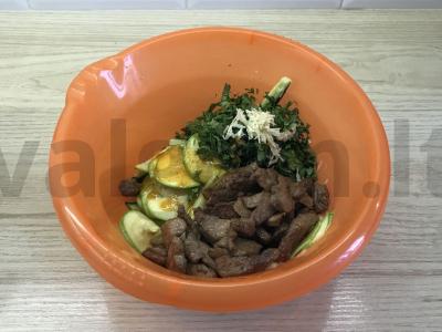 Šiltas salotas su kalakutiena Žingsnis 6