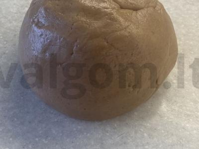 Smėlio šokoladinis sausainis Žingsnis 4