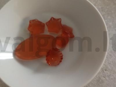 Granatų sulčių želė pagrindine nuotrauka