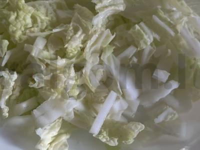 Salotas „Barracuda“ su nektarinu Žingsnis 1