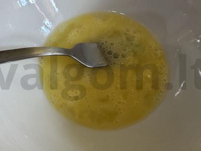 Auksinė žuvis švelnioje tešloje Žingsnis 1