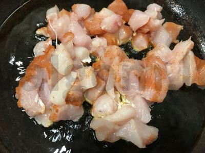 Ryžiai su vištiena ir kukurūzais havajietiškai Žingsnis 3