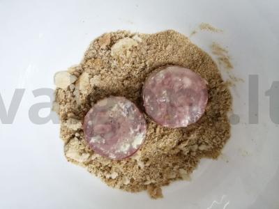 Užkandis „Sūris-dešrelė“ Žingsnis 7