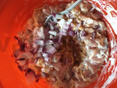 Kalakutienos sūrio kotletai Žingsnis 2