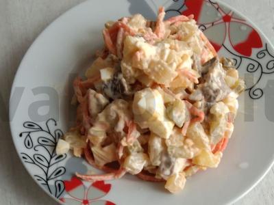 Salotos su jautienos širdimi pagrindine nuotrauka