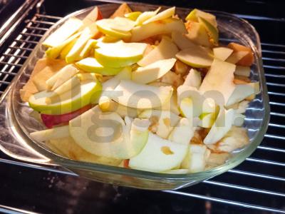 Be glitimo ir cukraus šarlotė Žingsnis 4