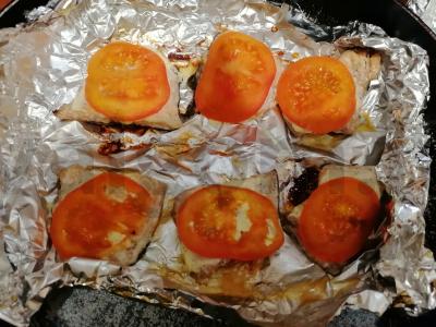 Lašiša, kepta su sūriu Žingsnis 2