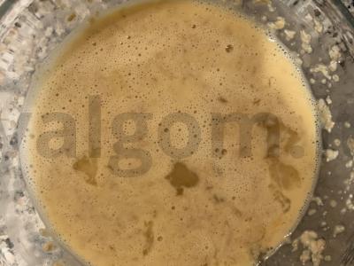 Avižų blynas su bananais, minkštu varškės sūriu ir žemės riešutų pasta Žingsnis 1