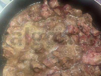 Bulvių košė su švelnia kalakutienos kepenėle Žingsnis 4