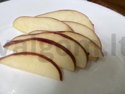 Tostai su šokoladiniu riešutų kremu ir vaisiais Žingsnis 3