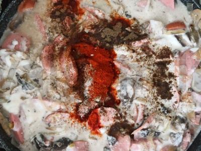 Makaronai su grybais grietinėlės padaže Žingsnis 2