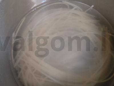 Spagečiai su jautiena ir paprika Žingsnis 1