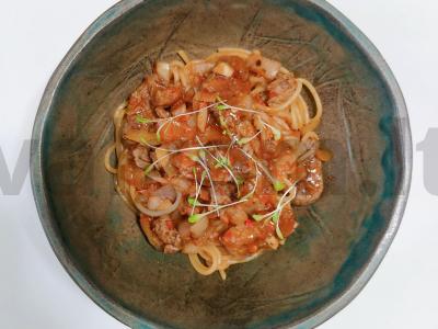 Spagečiai su jautiena ir paprika pagrindine nuotrauka