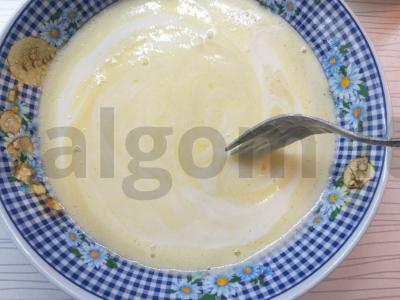 Kefyro keksiukai su džiovintais vaisiais Žingsnis 2