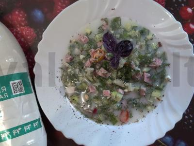 Okroška su kolrabi ir kumpiu Žingsnis 10