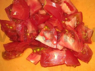 Salotas „Tris seserys“ su daržovėmis ir mėtomis Žingsnis 1