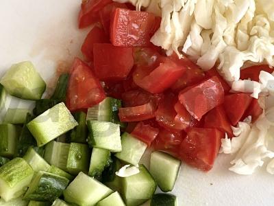 Vegetariškas dubuo Žingsnis 1