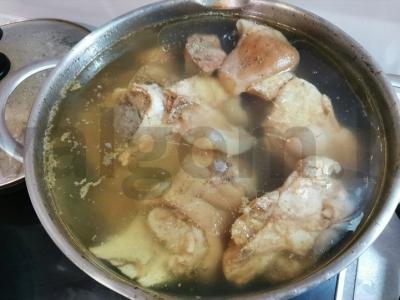 Namų šaltiena iš jautienos ir kiaulienos Žingsnis 3