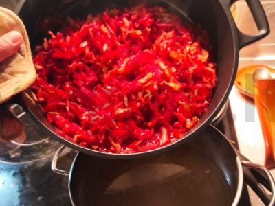 Borsčas pagal Polesiją Žingsnis 3