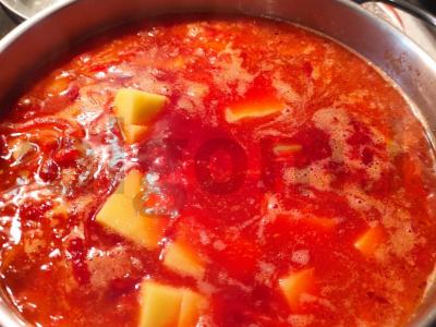 Borsčas pagal Polesiją Žingsnis 4