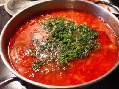 Borsčas pagal Polesiją pagrindine nuotrauka