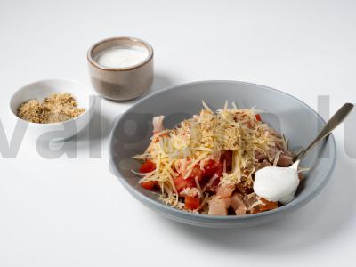 Kalakutienos salotos su rūkytomis vištienos šlaunelėmis Žingsnis 2