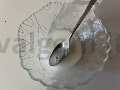 Šalčio vyšnių kisielius iš šaldytų vyšnių Žingsnis 5