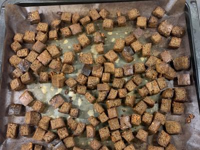 Česnakiniai skrebučiai orkaitėje Žingsnis 5