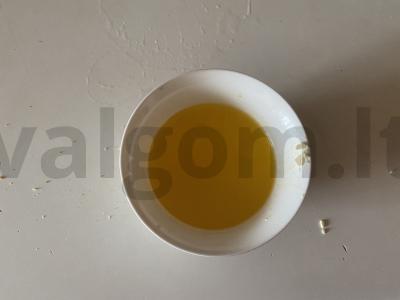 Purios grietinės apkepas, pats paprasčiausias receptas Žingsnis 1