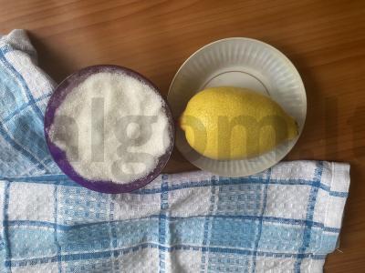 Citrinų konservavimas su cukrumi Žingsnis 1