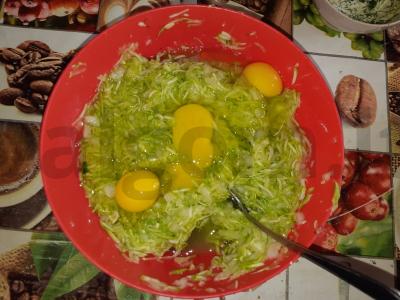 Greiti cukinijų blynai Žingsnis 2