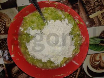 Greiti cukinijų blynai Žingsnis 3